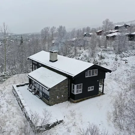 Familiehytte Med Fantastisk Beliggenhet I Vestlia 別荘