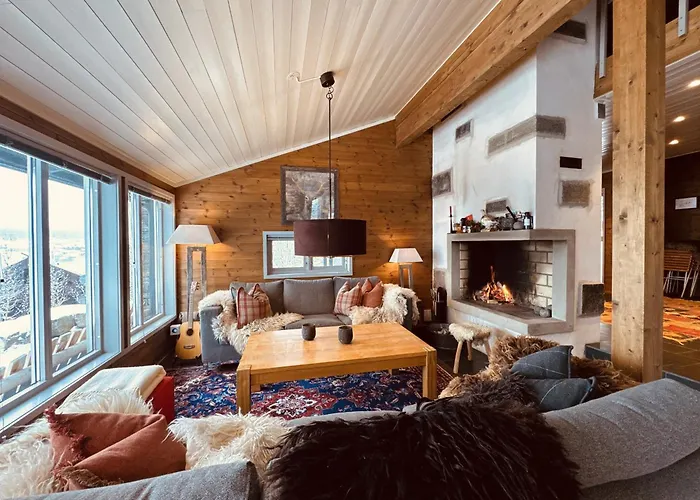 Familiehytte Med Fantastisk Beliggenhet I Vestlia Сasa de vacaciones Geilo