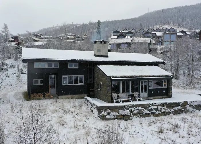 Сasa de vacaciones Familiehytte Med Fantastisk Beliggenhet I Vestlia